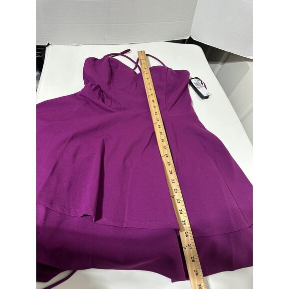 City Studio Strappy Back Layered Skirt & Lace-Up Detail - Size 15/16 - Picture 8 of 8